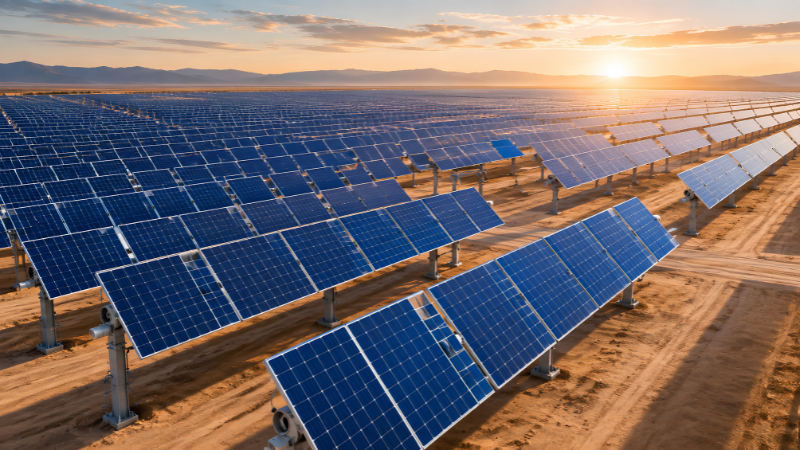 Utility-scale solar tracker design
