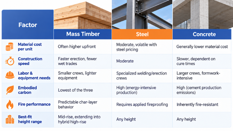 Where Mass Timber Wins and Where It Doesn't