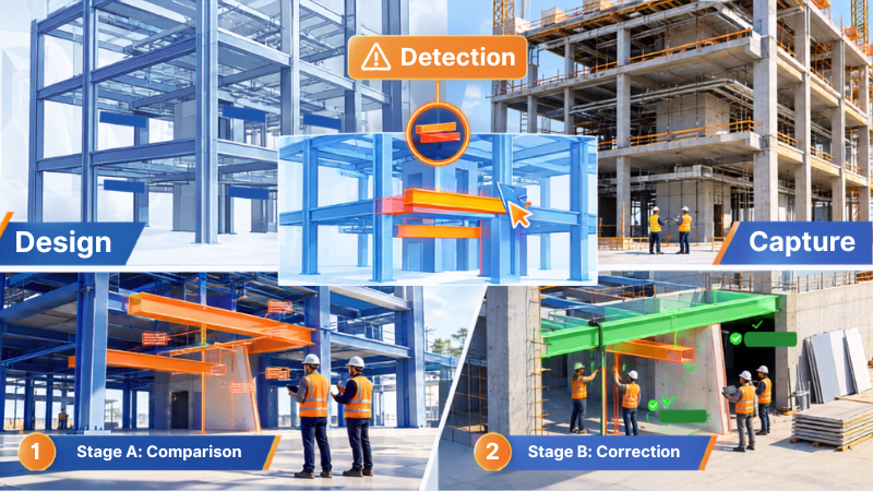 Comparing As-Built Conditions to BIM