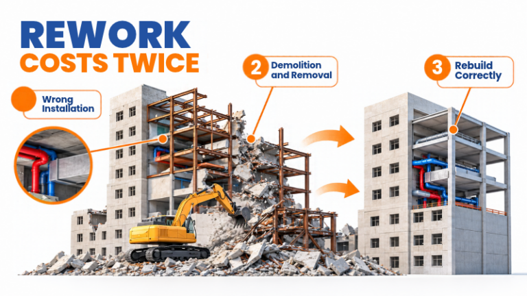 Rework reduction in construction